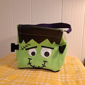 Thirty-One Neon Green MonsterTote Bag Halloween